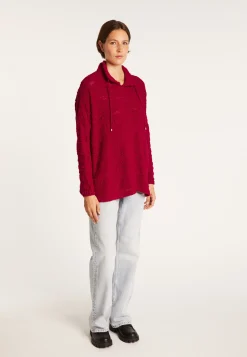 Montagut Oversized jumper with lacing - Semya