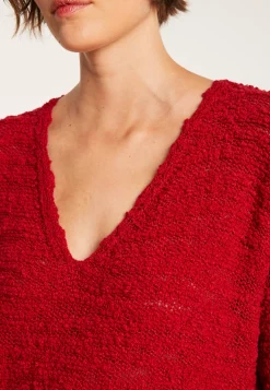 Montagut Oversized V-neck jumper - Sari