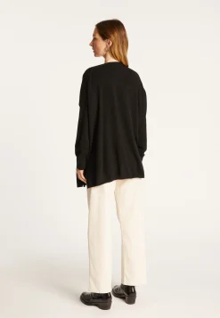 Montagut Oversized V-neck sweater in cashmere - Apolline