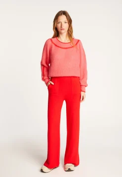 Montagut Pants in wool blend - Rebecca