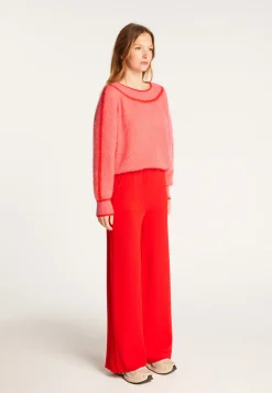 Montagut Pants in wool blend - Rebecca