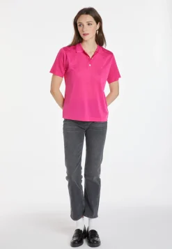 Montagut Patterned Fil Lumière polo-shirt - Katleen