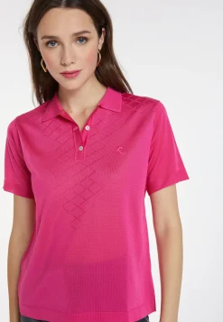 Montagut Patterned Fil Lumière polo-shirt - Katleen