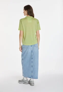 Montagut Patterned Fil Lumière polo-shirt - Kate