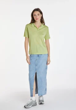 Montagut Patterned Fil Lumière polo-shirt - Kate