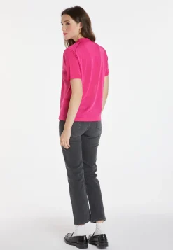Montagut Patterned Fil Lumière polo-shirt - Katleen