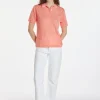 Montagut Patterned polo shirt in Fil Lumière - Karin