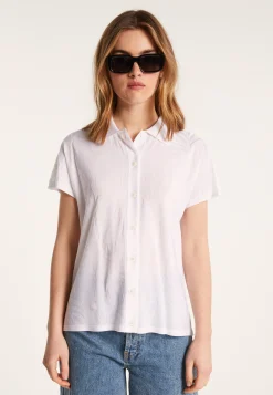 Montagut Patterned shirt in Fil Lumière - Léontine