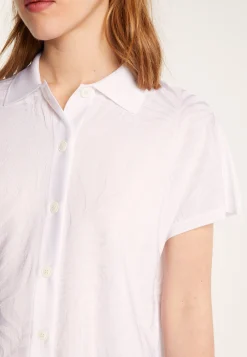 Montagut Patterned shirt in Fil Lumière - Léontine