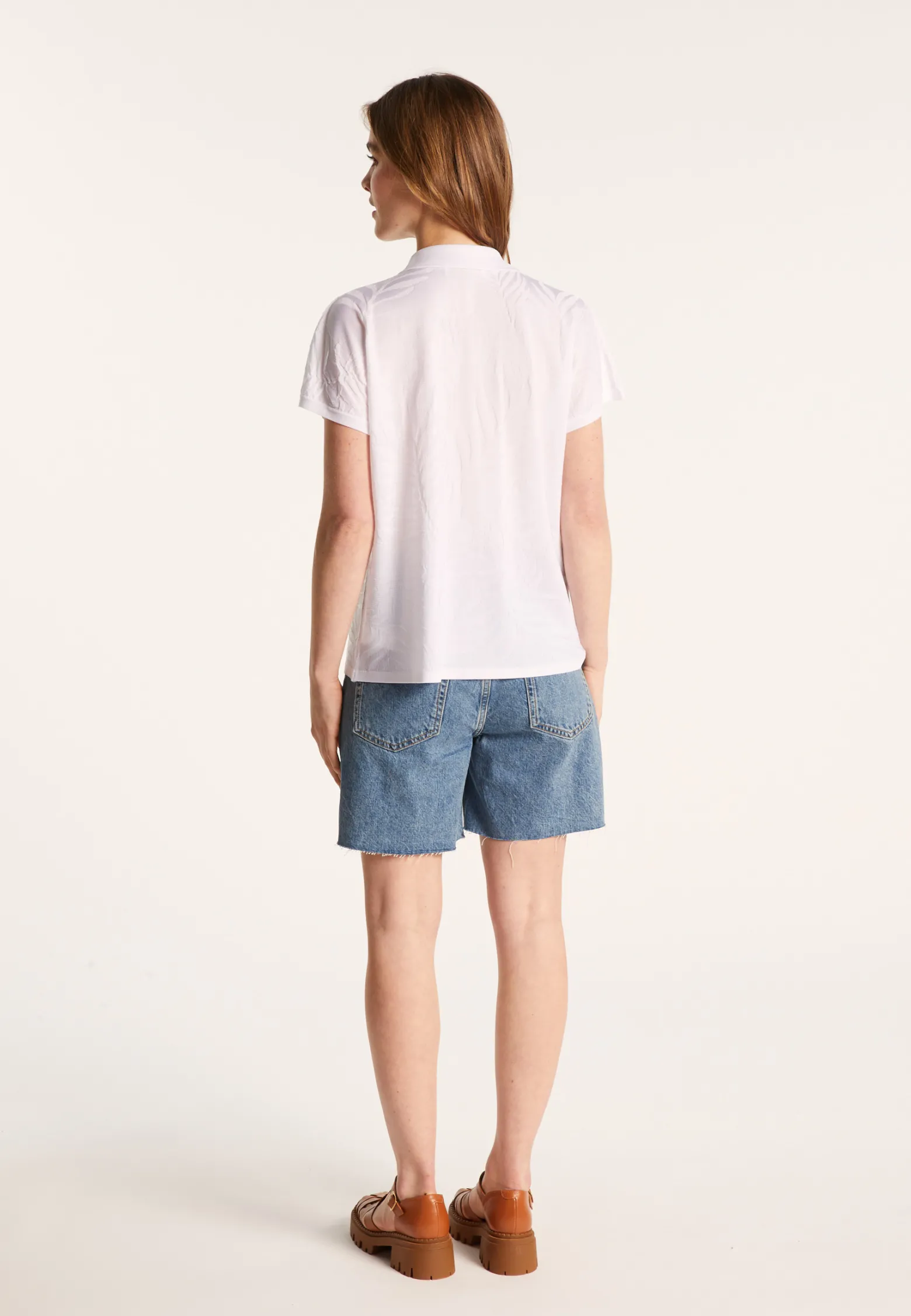 Montagut Patterned shirt in Fil Lumière - Léontine