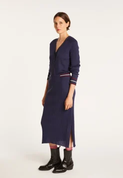 Montagut Pencil skirt in ribbed wool - Etreinte