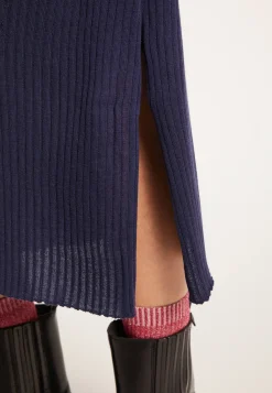 Montagut Pencil skirt in ribbed wool - Etreinte