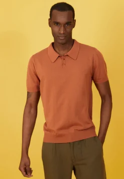 Montagut Plain dry cotton polo shirt - Bank