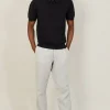 Montagut Plain dry cotton polo shirt - Bank