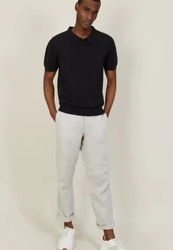 Montagut Plain dry cotton polo shirt - Bank