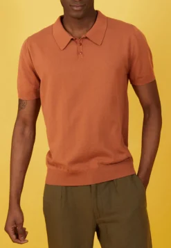 Montagut Plain dry cotton polo shirt - Bank