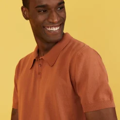 Montagut Plain dry cotton polo shirt - Bank