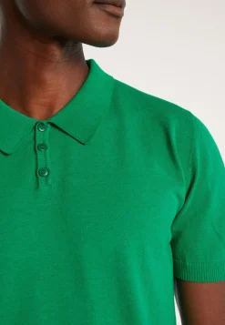 Montagut Plain dry cotton polo shirt - Bank
