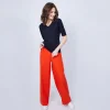 Montagut Plain V-neck T-shirt - Mel