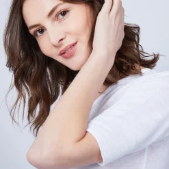 Montagut Plain V-neck T-shirt - Mel