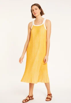 Montagut Pleated dress in cotton - Melodie