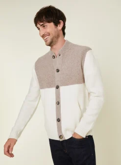 Montagut 4-ply cashmere buttoned jacket with pockets - Farell