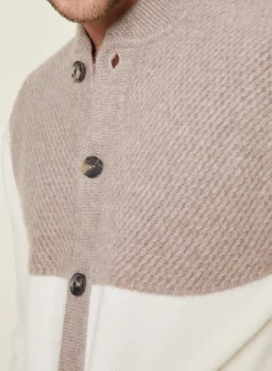 Montagut 4-ply cashmere buttoned jacket with pockets - Farell