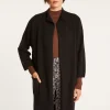Montagut 2-ply cashmere coat with high collar - Dorys