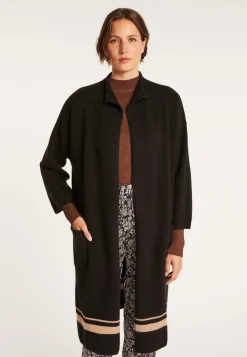 Montagut 2-ply cashmere coat with high collar - Dorys
