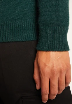 Montagut 6-ply cashmere trucker sweater - Emiliano duo