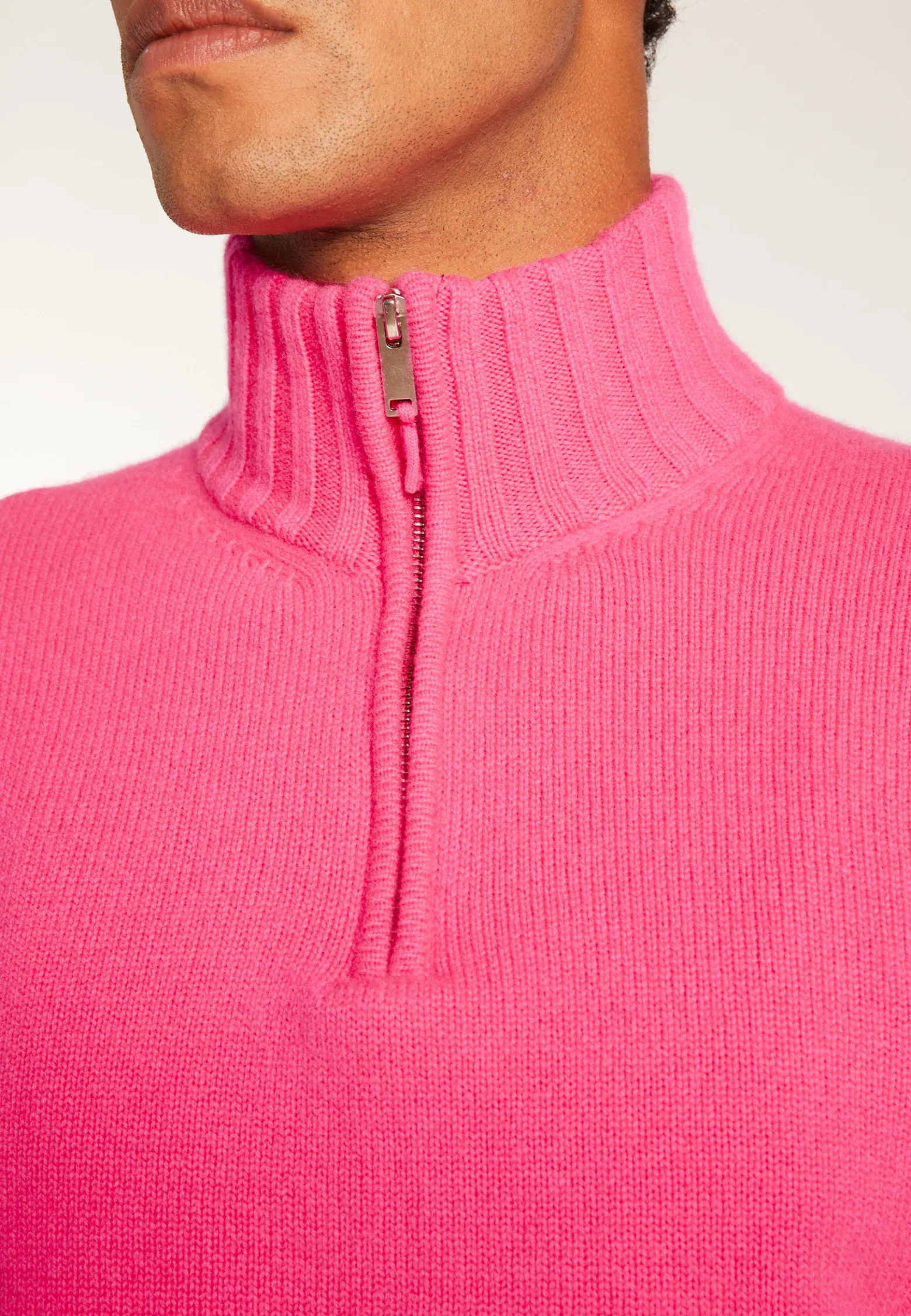 Montagut 6-ply cashmere trucker sweater - Emiliano duo