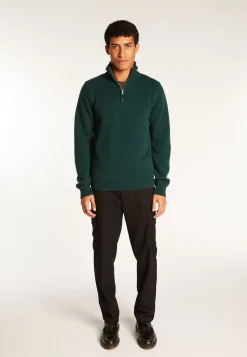 Montagut 6-ply cashmere trucker sweater - Emiliano duo