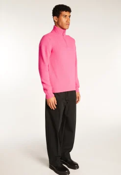 Montagut 6-ply cashmere trucker sweater - Emiliano duo