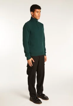 Montagut 6-ply cashmere trucker sweater - Emiliano duo