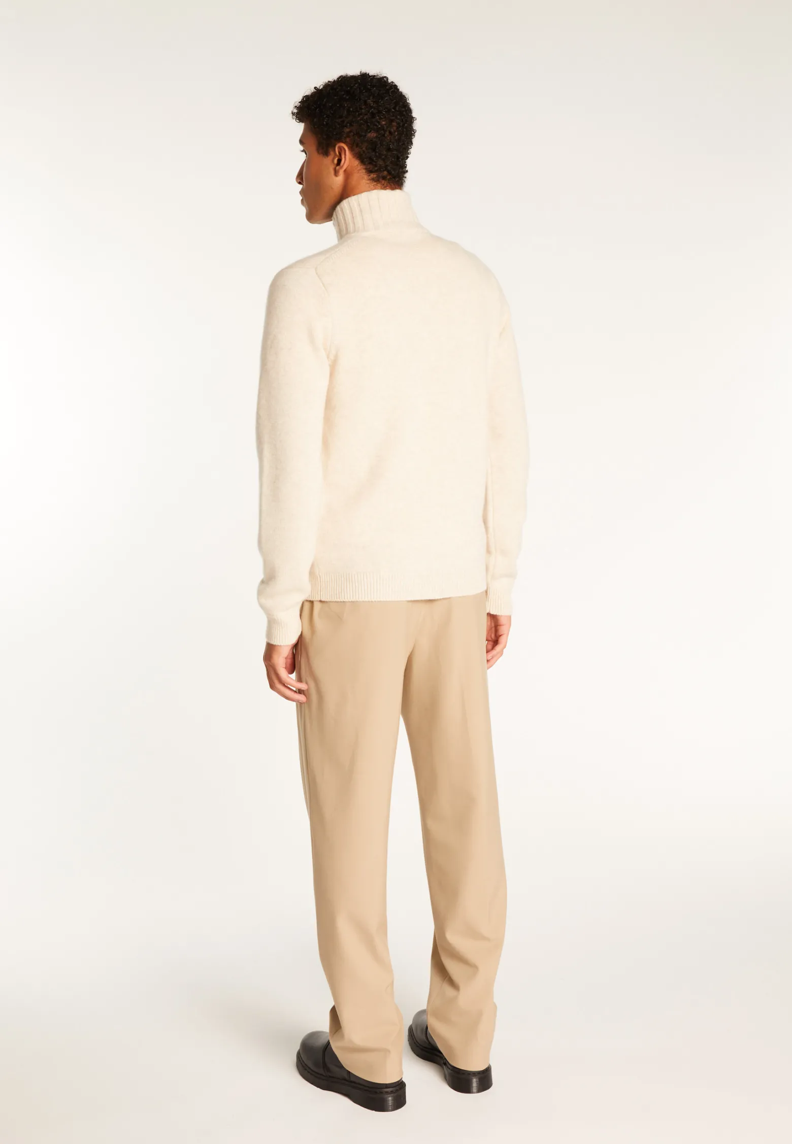 Montagut 6-ply cashmere trucker sweater - Emiliano duo