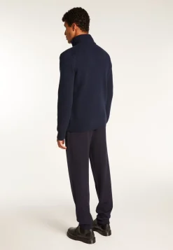 Montagut 6-ply cashmere trucker sweater - Emiliano duo