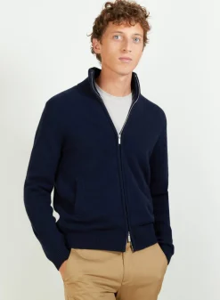 Montagut 4-ply cashmere zipped jacket - Balthazar