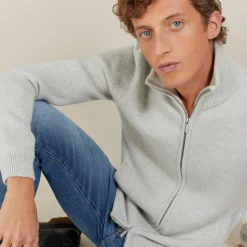Montagut 4-ply cashmere zipped jacket - Balthazar
