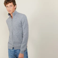 Montagut 4-ply cashmere zipped jacket - Balthazar