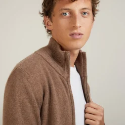 Montagut 4-ply cashmere zipped jacket - Balthazar