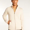 Montagut 6-ply cashmere zipped vest - Elysée duo