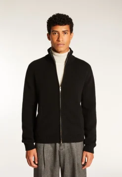 Montagut 6-ply cashmere zipped vest - Elysée duo