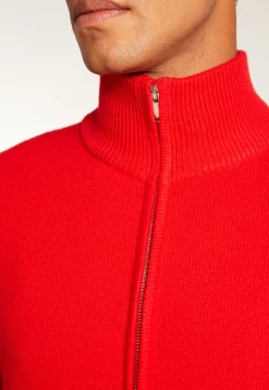 Montagut 6-ply cashmere zipped vest - Elysée duo