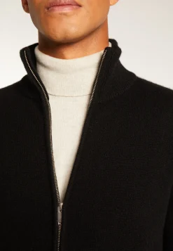 Montagut 6-ply cashmere zipped vest - Elysée duo