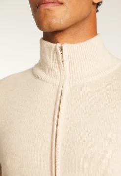 Montagut 6-ply cashmere zipped vest - Elysée duo