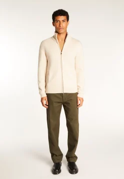 Montagut 6-ply cashmere zipped vest - Elysée duo