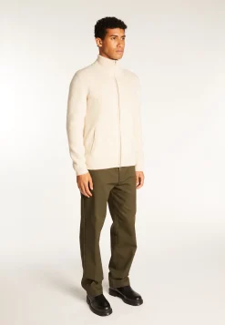 Montagut 6-ply cashmere zipped vest - Elysée duo