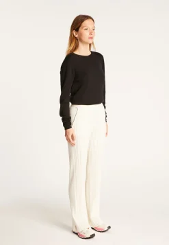 Montagut Pocket pants in wool blend - Carmen