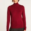 Montagut Polo neck jumper in merino wool - Elisaa