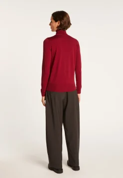 Montagut Polo neck jumper in merino wool - Elisaa